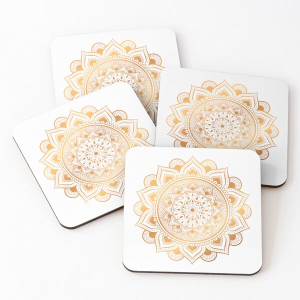 Item preview, Golden Luxury Mandala Art designed and sold by JTS STORE.