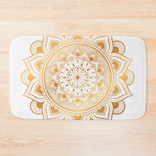 Item preview, Golden Luxury Mandala Art designed and sold by JTS STORE.