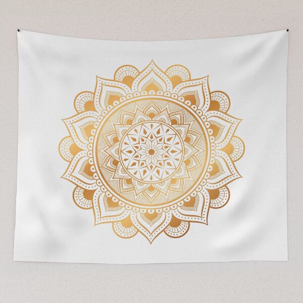 Item preview, Golden Luxury Mandala Art designed and sold by JTS STORE.