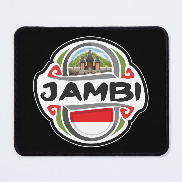 Item preview, Jambi Indonesia Flag Badge Travel Souvenir Stamp designed and sold by TeeHome.