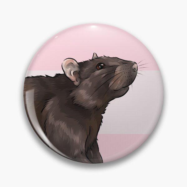 Item preview, Cute Brown Rat | Pink Background designed and sold by shirinsart.