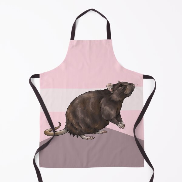 Item preview, Cute Brown Rat | Pink Background designed and sold by shirinsart.