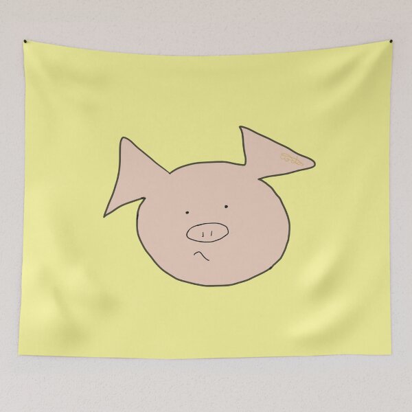 Item preview, Hmm Pig Face Y, hmm designed and sold by PiggingJapan.