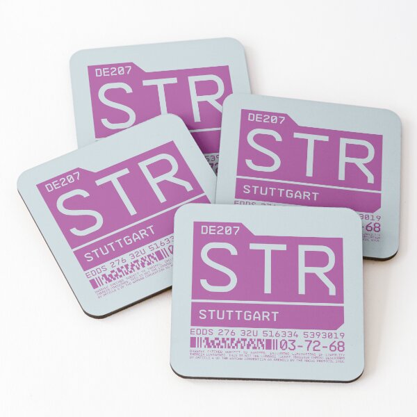 Item preview, Luggage Tag C - STR Stuttgart Germany designed and sold by VoodooCircus.