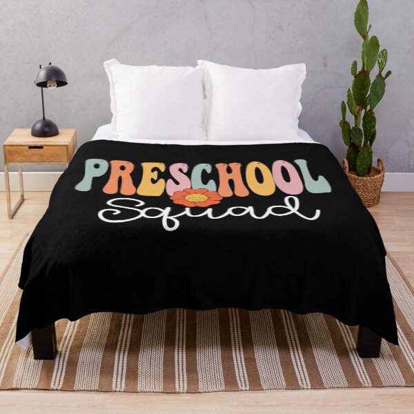 Item preview, Preschool Squad Retro Groovy Women Happy First Day Of School  designed and sold by colesabrina88.