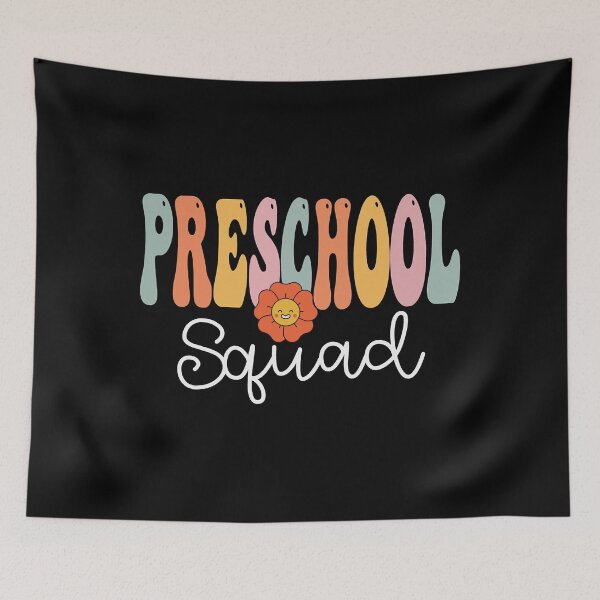 Item preview, Preschool Squad Retro Groovy Women Happy First Day Of School  designed and sold by colesabrina88.