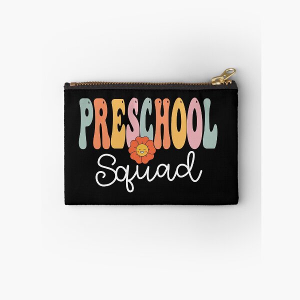 Item preview, Preschool Squad Retro Groovy Women Happy First Day Of School  designed and sold by colesabrina88.