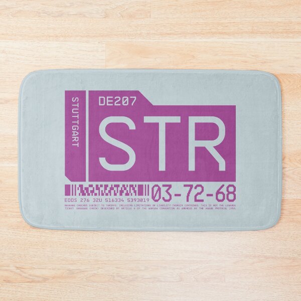 Item preview, Luggage Tag C - STR Stuttgart Germany designed and sold by VoodooCircus.