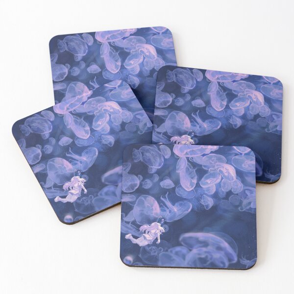 Item preview, Swimming with Jellyfish designed and sold by Aprisun.