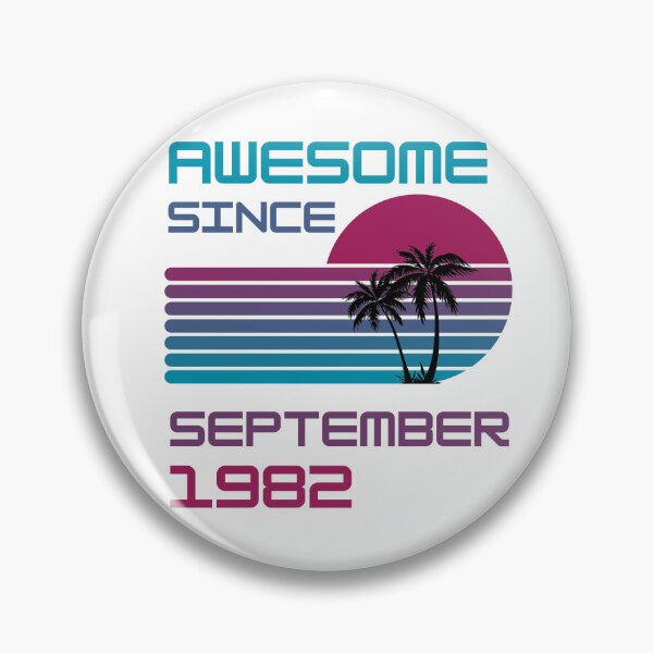 Item preview, Awesome since September 1982 | Born September 1982 | Made in September 1982 | Legend since September 1982 | Birthday Gift for 40 year old mom dad grandma grandpa | Vintage Retro 80s Birthday gift idea designed and sold by Saffire6.