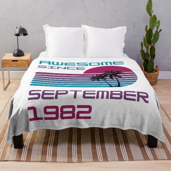 Item preview, Awesome since September 1982 | Born September 1982 | Made in September 1982 | Legend since September 1982 | Birthday Gift for 40 year old mom dad grandma grandpa | Vintage Retro 80s Birthday gift idea designed and sold by Saffire6.