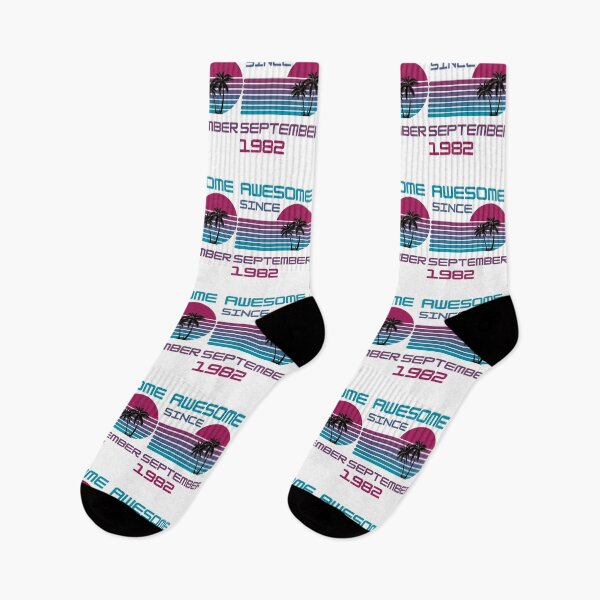 Item preview, Awesome since September 1982 | Born September 1982 | Made in September 1982 | Legend since September 1982 | Birthday Gift for 40 year old mom dad grandma grandpa | Vintage Retro 80s Birthday gift idea designed and sold by Saffire6.