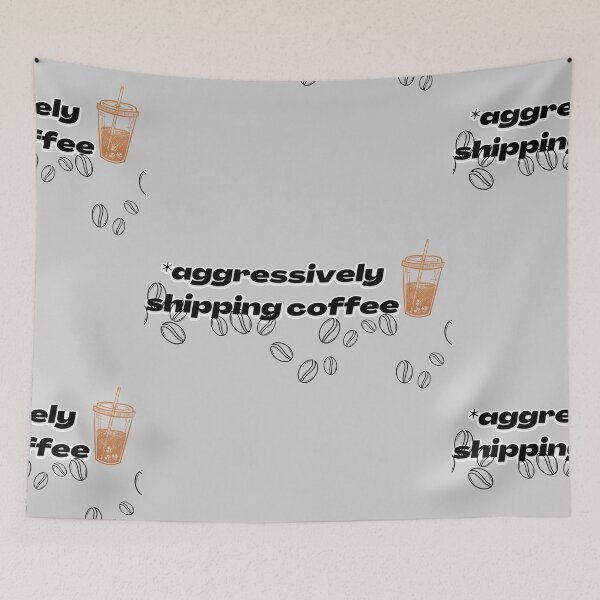 Item preview, Aggressively shipping coffee designed and sold by chrysaioann.