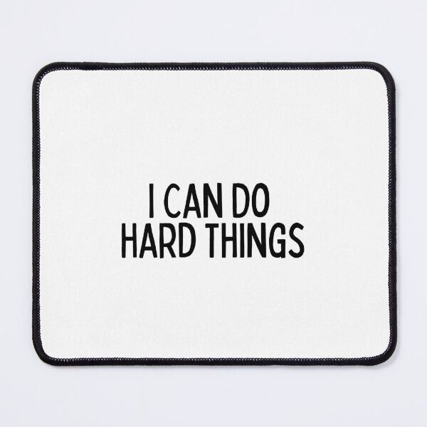 Item preview, I Can Do Hard Things - Inspiring Quotes designed and sold by BloomingDiaries.