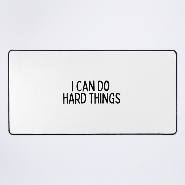 Item preview, I Can Do Hard Things - Inspiring Quotes designed and sold by BloomingDiaries.