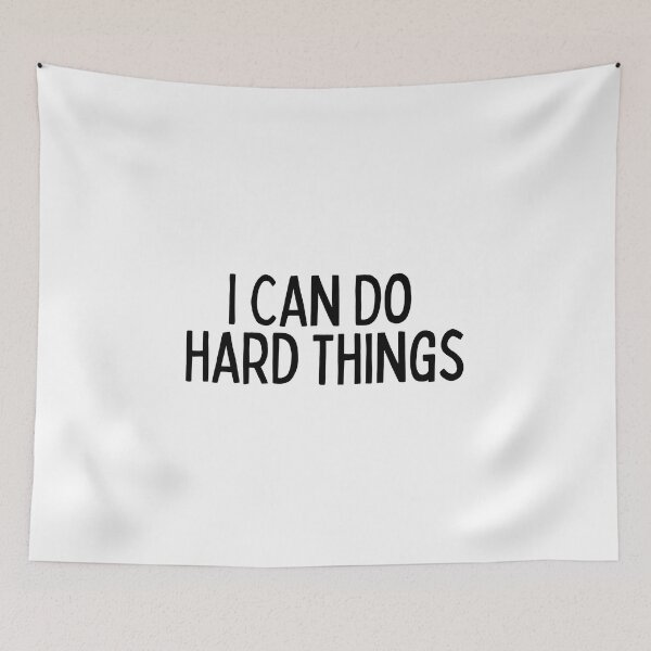 Item preview, I Can Do Hard Things - Inspiring Quotes designed and sold by BloomingDiaries.