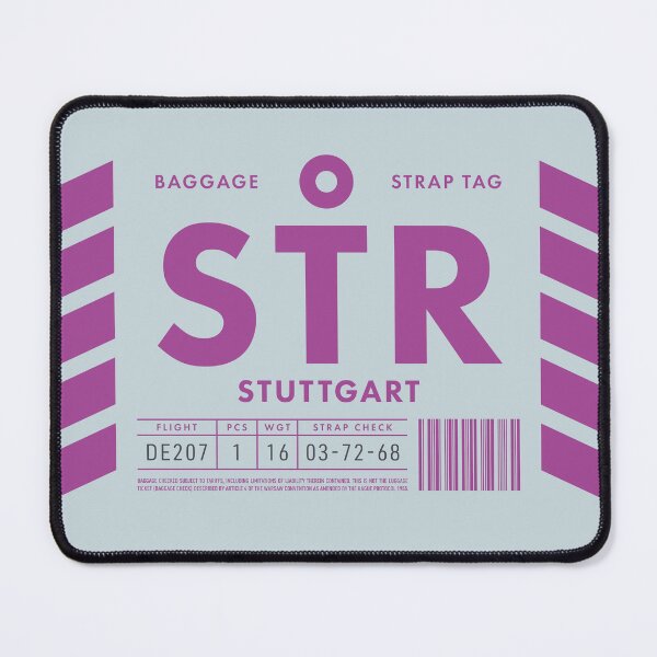 Item preview, Luggage Tag D - STR Stuttgart Germany designed and sold by VoodooCircus.