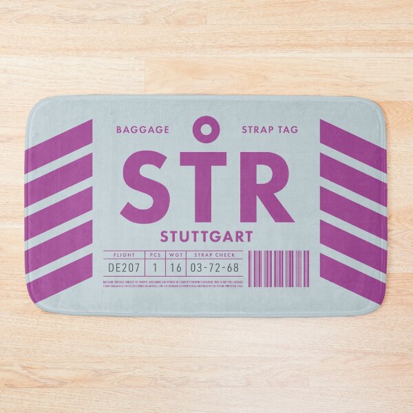 Item preview, Luggage Tag D - STR Stuttgart Germany designed and sold by VoodooCircus.