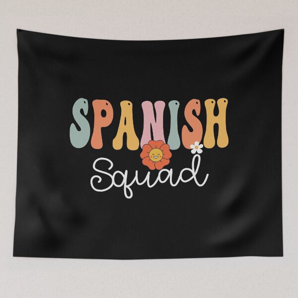 Item preview, Spanish Squad Retro Groovy Vintage Happy First Day Of School designed and sold by colesabrina88.