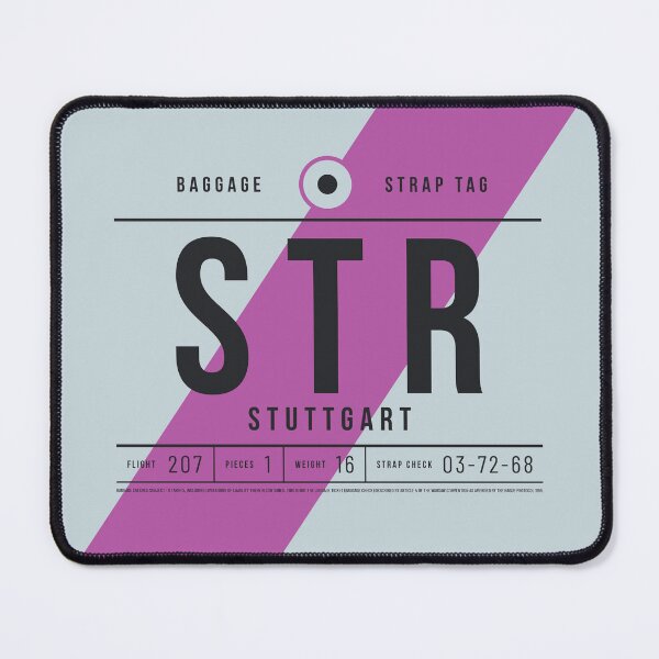 Item preview, Luggage Tag E - STR Stuttgart Germany designed and sold by VoodooCircus.