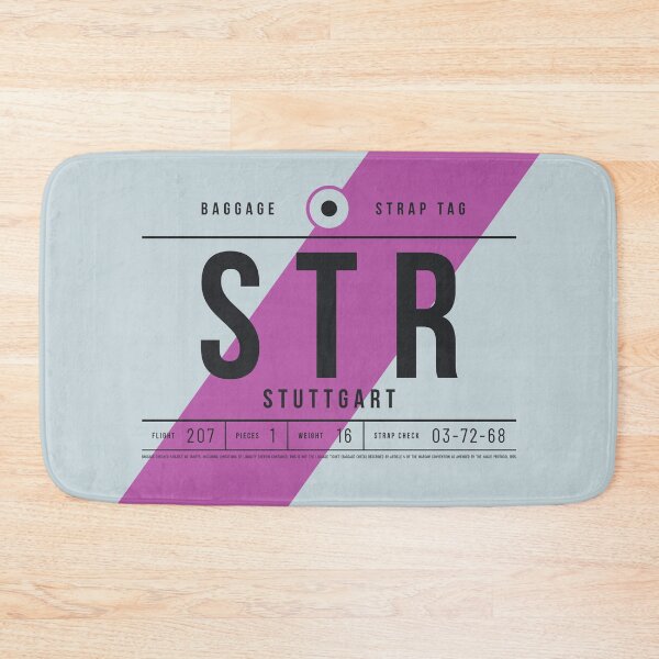 Item preview, Luggage Tag E - STR Stuttgart Germany designed and sold by VoodooCircus.