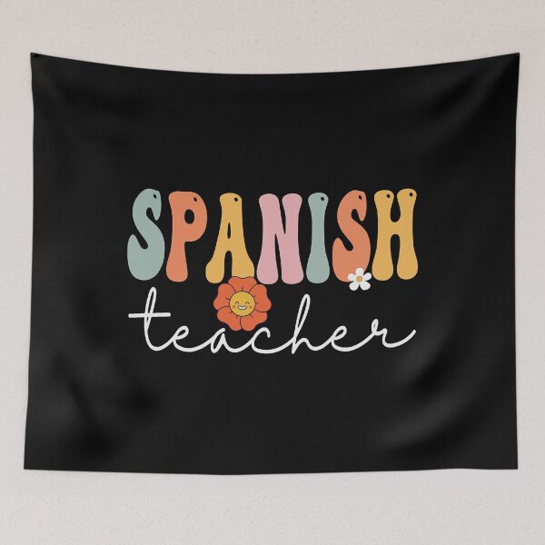 Item preview, Spanish Teacher Retro Groovy Women Happy First Day Of School designed and sold by colesabrina88.