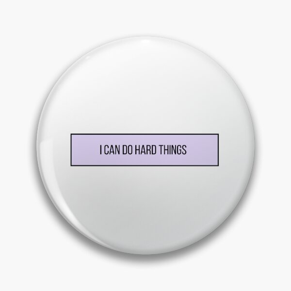 Item preview, I Can Do Hard Things - Inspiring Quotes designed and sold by BloomingDiaries.