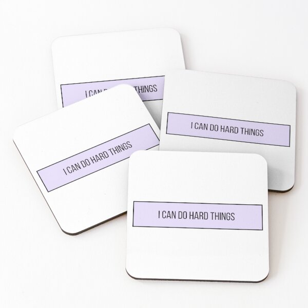 Item preview, I Can Do Hard Things - Inspiring Quotes designed and sold by BloomingDiaries.