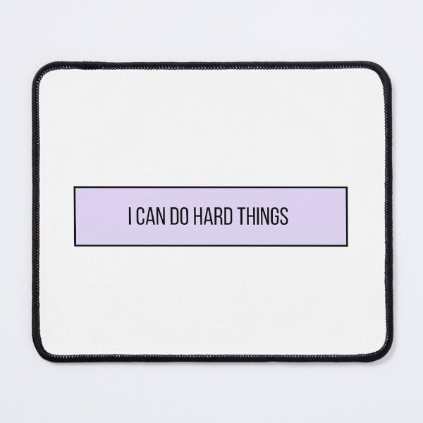 Item preview, I Can Do Hard Things - Inspiring Quotes designed and sold by BloomingDiaries.