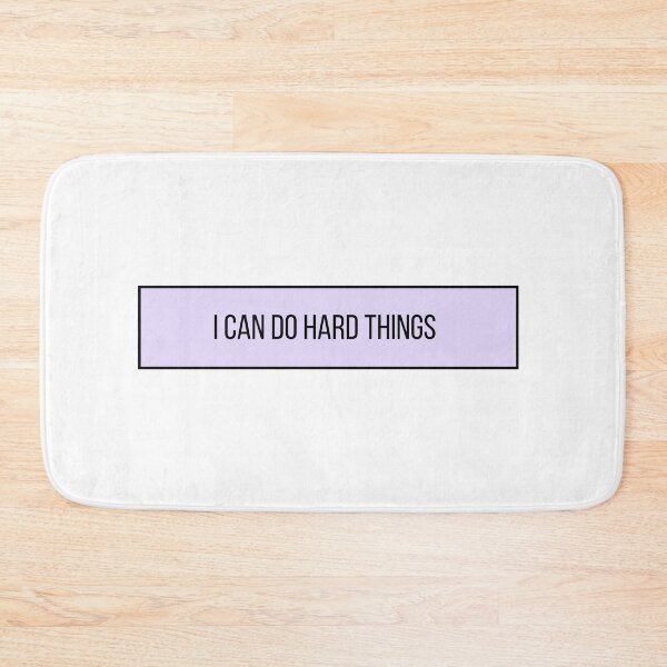 Item preview, I Can Do Hard Things - Inspiring Quotes designed and sold by BloomingDiaries.