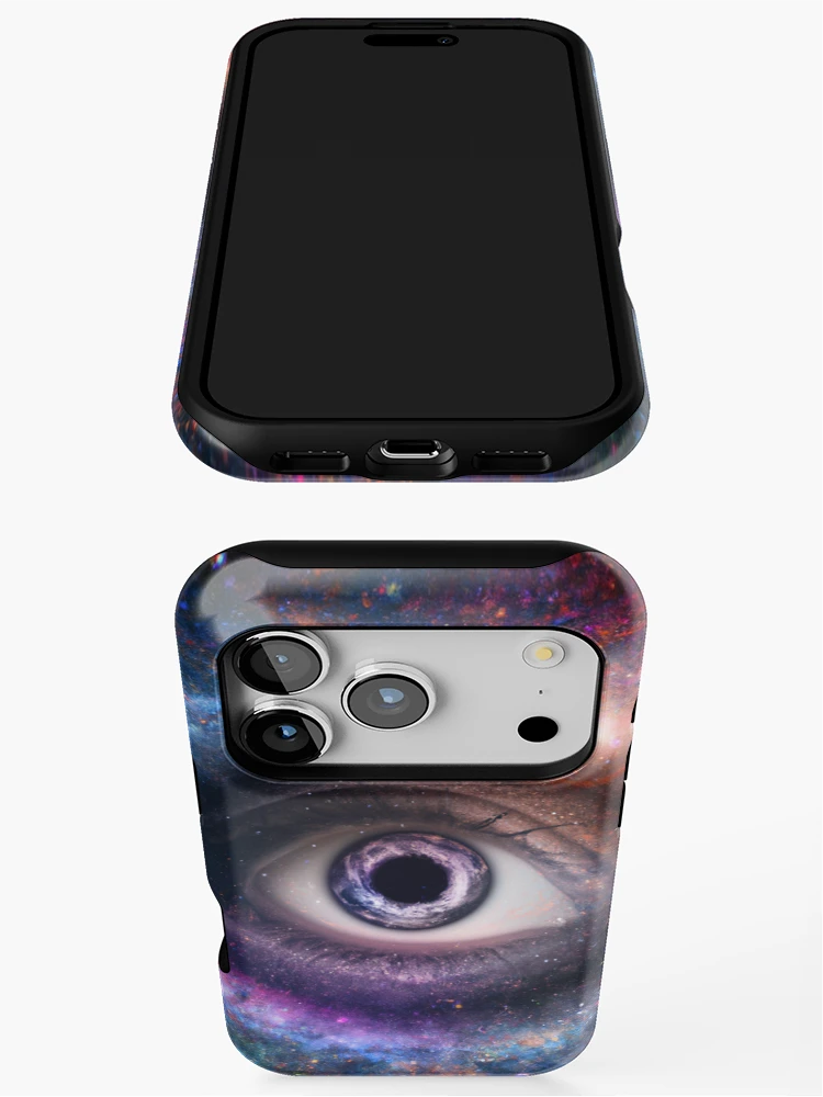 Thumbnail 3 of 4, iPhone Case, The All Seeing Eye designed and sold by PyroPython.