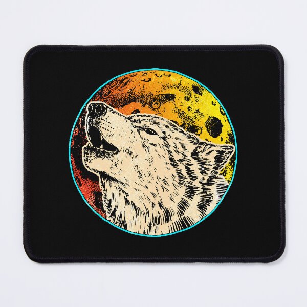 Artikelvorschau, Heulender Wolf bei Vollmond entworfen und verkauft von Mila1946.