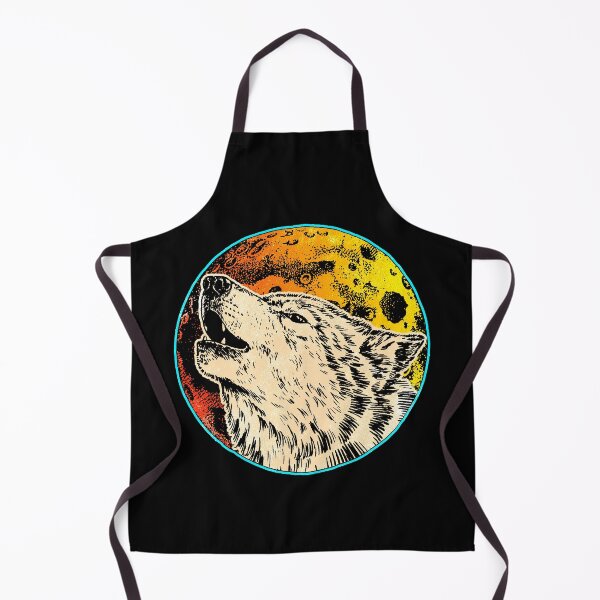 Item preview, Howling wolf at full moon designed and sold by Mila1946.
