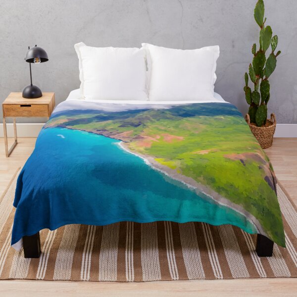 Item preview, Hawaiian Landscape - Watercolor Style designed and sold by WWWC2288.