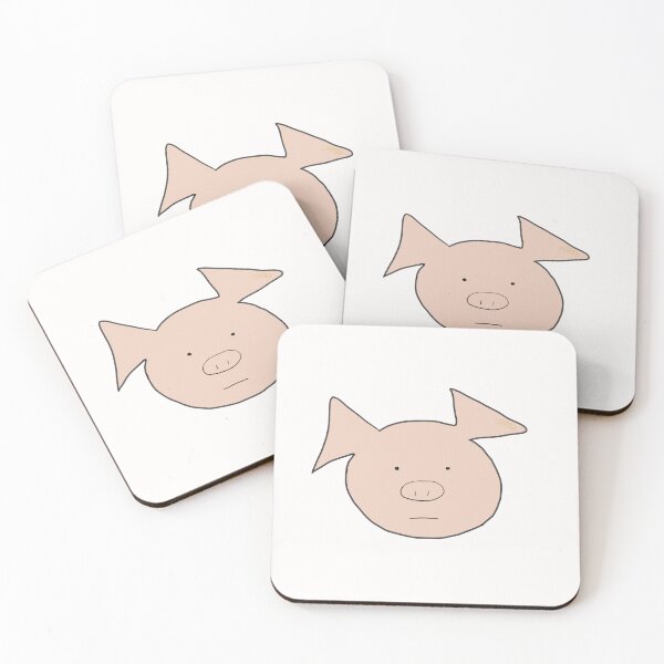 Aperçu de l'œuvre Visage de cochon vierge, serein créée et vendue par PiggingJapan.