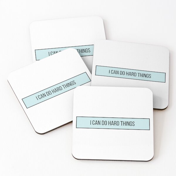 Item preview, I Can Do Hard Things - Inspiring Quotes designed and sold by BloomingDiaries.