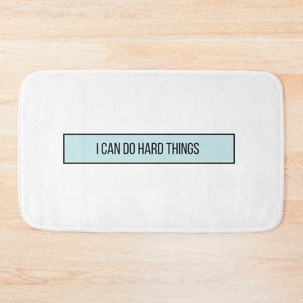Item preview, I Can Do Hard Things - Inspiring Quotes designed and sold by BloomingDiaries.