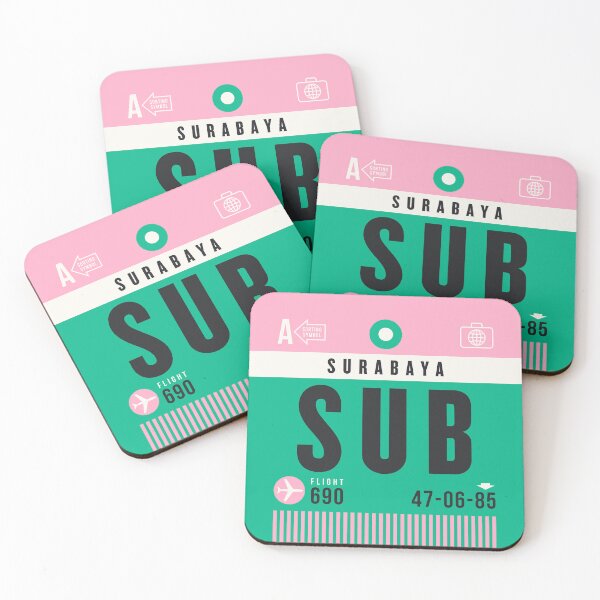 Item preview, Luggage Tag A - SUB Surabaya Indonesia designed and sold by VoodooCircus.