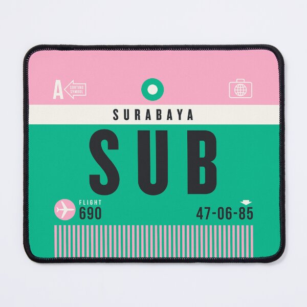 Item preview, Luggage Tag A - SUB Surabaya Indonesia designed and sold by VoodooCircus.