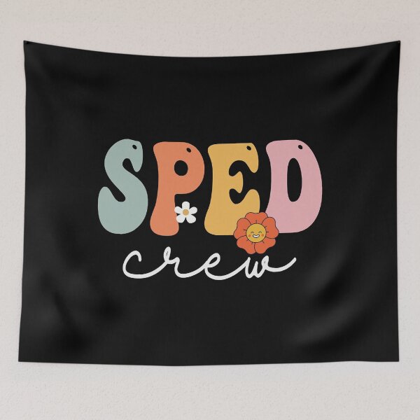 Item preview, Sped Crew Retro Groovy Vintage Happy First Day Of School designed and sold by colesabrina88.