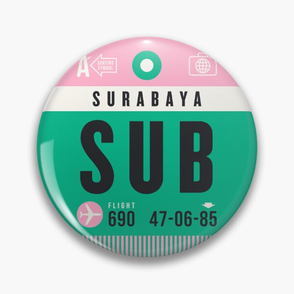 Item preview, Luggage Tag A - SUB Surabaya Indonesia designed and sold by VoodooCircus.