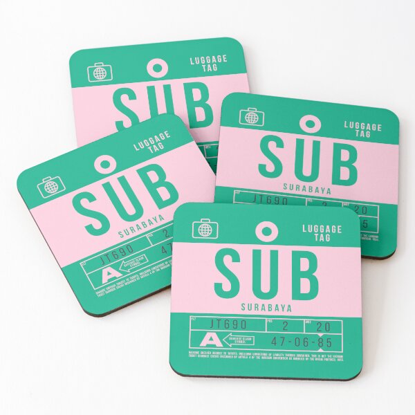 Item preview, Luggage Tag B - SUB Surabaya Indonesia designed and sold by VoodooCircus.
