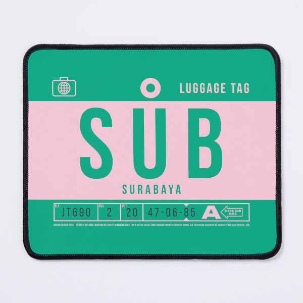 Item preview, Luggage Tag B - SUB Surabaya Indonesia designed and sold by VoodooCircus.