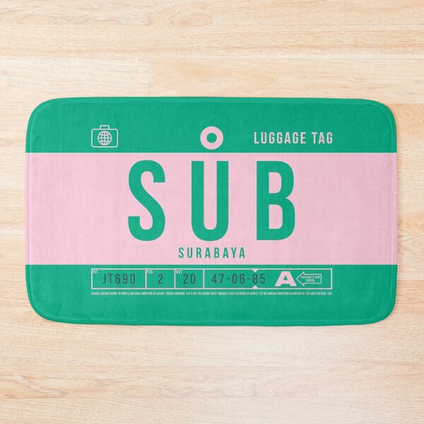 Item preview, Luggage Tag B - SUB Surabaya Indonesia designed and sold by VoodooCircus.