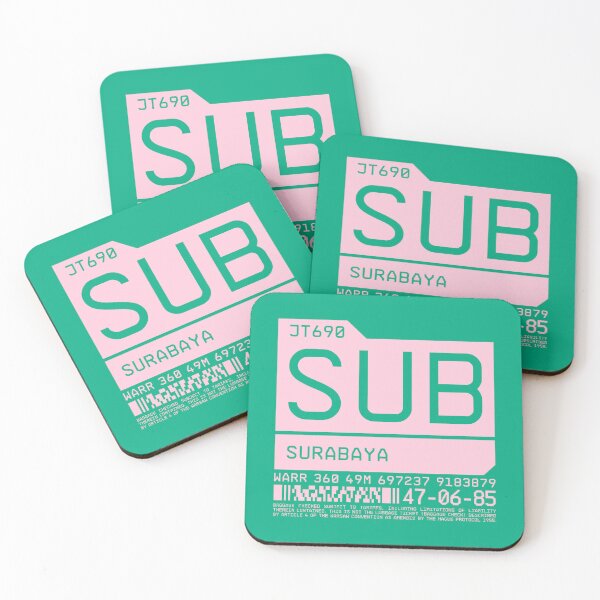 Item preview, Luggage Tag C - SUB Surabaya Indonesia designed and sold by VoodooCircus.
