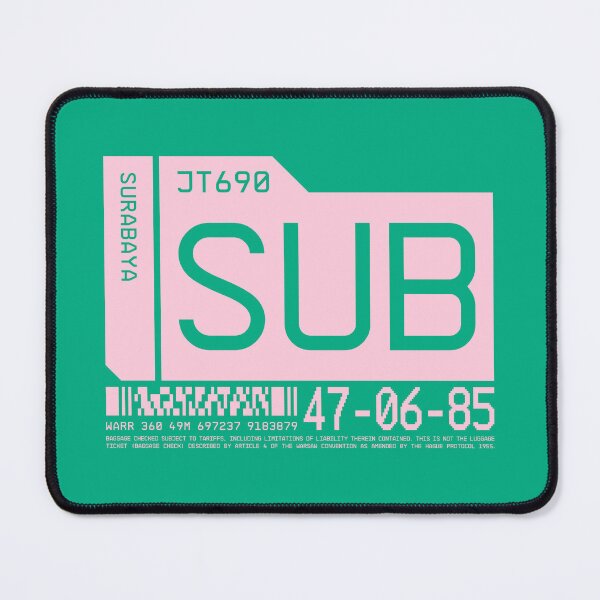 Item preview, Luggage Tag C - SUB Surabaya Indonesia designed and sold by VoodooCircus.