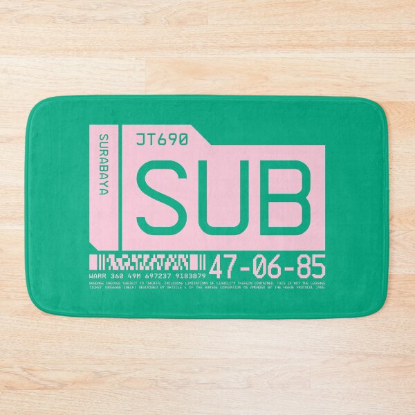 Item preview, Luggage Tag C - SUB Surabaya Indonesia designed and sold by VoodooCircus.