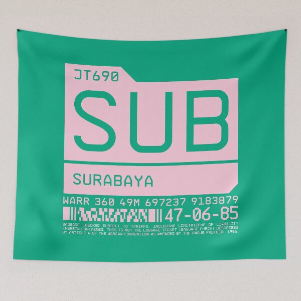 Item preview, Luggage Tag C - SUB Surabaya Indonesia designed and sold by VoodooCircus.