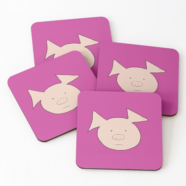 Item preview, Blank Pig Face P, expressionless designed and sold by PiggingJapan.