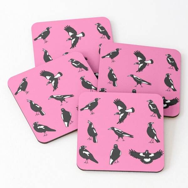 Item preview, Many Magpies on Pink designed and sold by Digitaldingo.